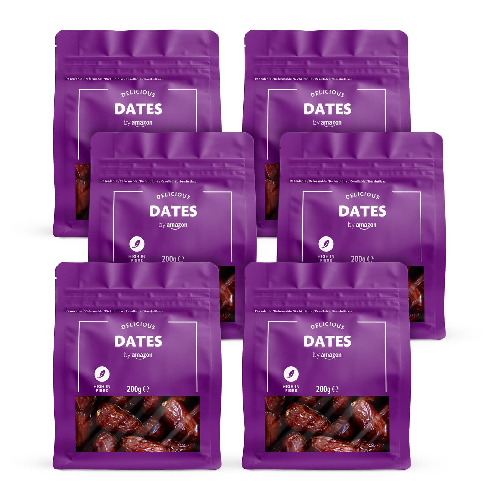 by Amazon Dates, 6 x 200 g