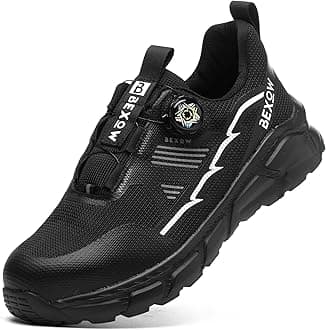 – Safety Shoes Steel Toe Lightweight Work Sneakers for Men and Women Kevlar Midsole Slip Resistant Industrial Footwear