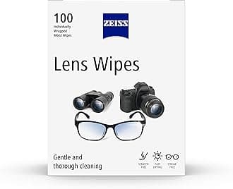 Lens Wipes 100 Count- Pack of 1| Lens Cleaner - Perfect for Spectacles, Eyeglasses, Sunglasses, Camera Lenses, Binoculars and all other lenses