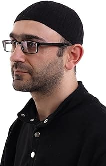 Turkish Muslim Winter Kufi Hats for Men, Taqiya, Takke, Peci, Islamic Caps, Islamic Gifts, Standart Size