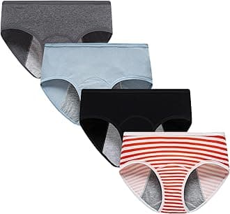 DemifillTeen Girls Period Underwear Cotton Soft Women Panties For Teens Briefs