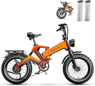 1000W(Peak 2000W)Folding Electric Bike for Adults,35MPH 100Mile,48V 25Ah Removable Battery,20" x 4.0 Fat Tire Foldable Electric Bicycle,8-Speed Electric Mountain E-Bike,UL Certified Commuter Ebikes