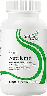 Gut Nutrients, Digestive and Gastrointestinal Support, Glutamine-Free Supplement, Vegan and Vegetarian (150 Capsules)*