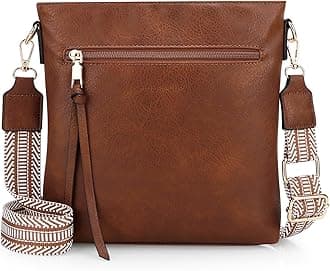 DOB SECHS Soft PU Leather Crossbody Bags for Women, Cross Body Bag with Multiple Pockets, Adjustable Strap, Perfect for Daily Use