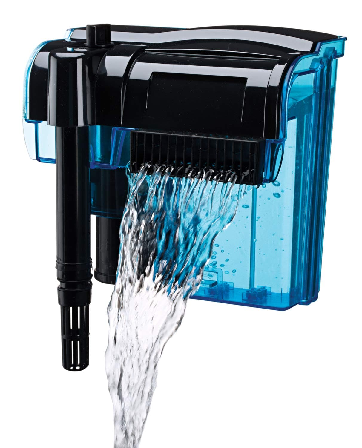 Penn-Plax Cascade 200 Power Filter – Hang-On Filter with Quad Filtration – Great for Freshwater and Saltwater Setups