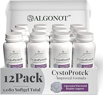 CystoProtek 12 Pack of 90 Count Bottles - Patented Formula Promotes Bladder Health Using an Exclusive Combination of hyaluronate, chondroitin and Natural flavonoids