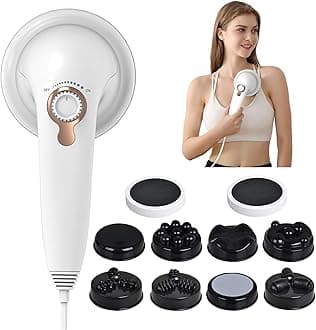 Handheld Cellulite Massager, Body Sculpting Machine, Lymphatic Drainage Massager, Stomach Massager with Lipo Roller for Belly Fat, Electric Vibrating Massage wand for Butt Waist Leg Arms Used at home.