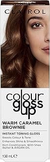 Colour Gloss Up, Temporary Colour Gloss, Warm Caramel Brownie, 130ml