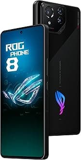 ASUS ROG Phone 8, Qualcomm Snapdragon 8 Gen 3, SM8650, 6.78" FHD+ (2400x1080) 165Hz, 12GB RAM, 256GB Storage, Android 14, 50MP Gimbal Camera, 5500mAh, Dual Sim, Black, UK