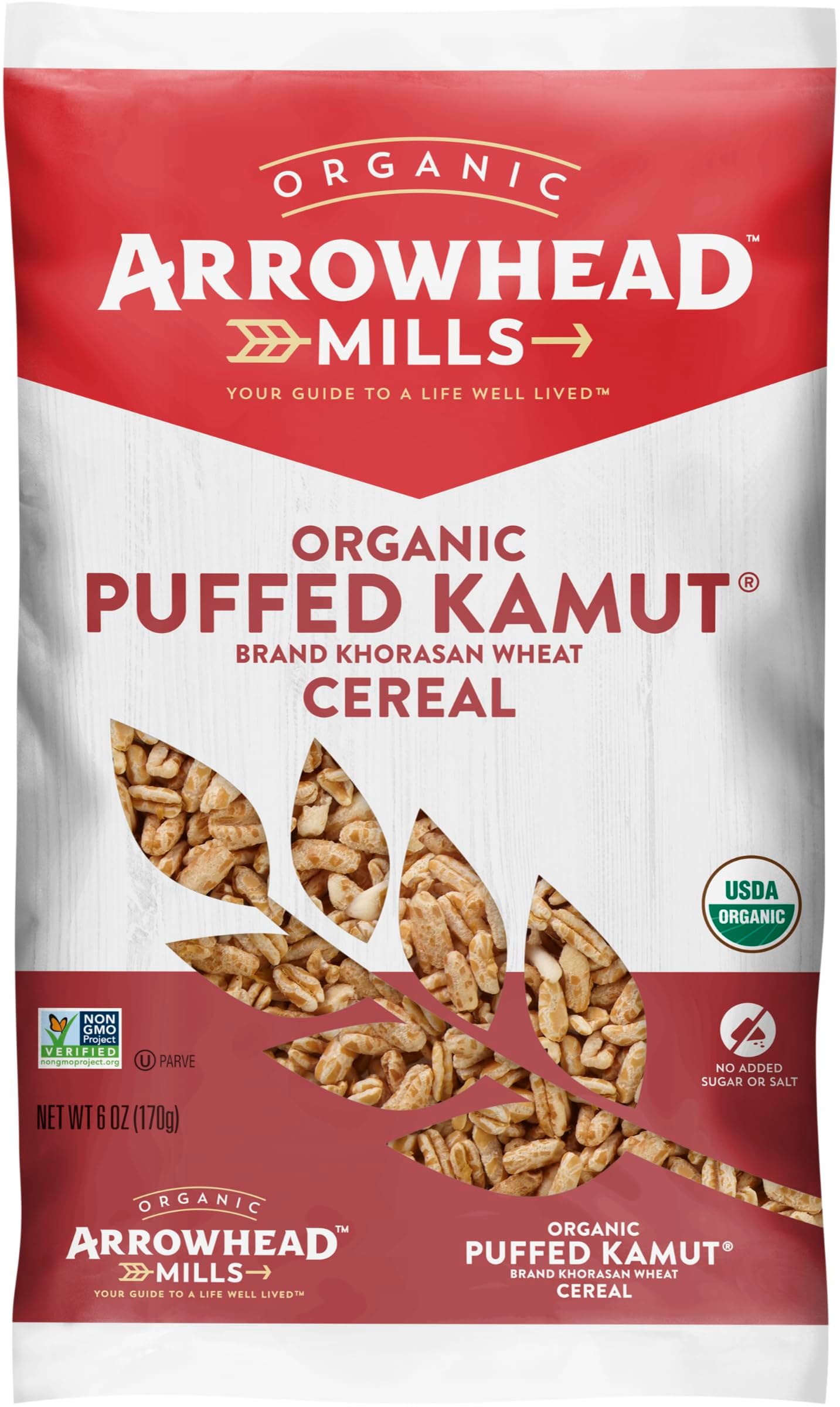 Organic Puffed Kamut Cereal, 6 Ounce