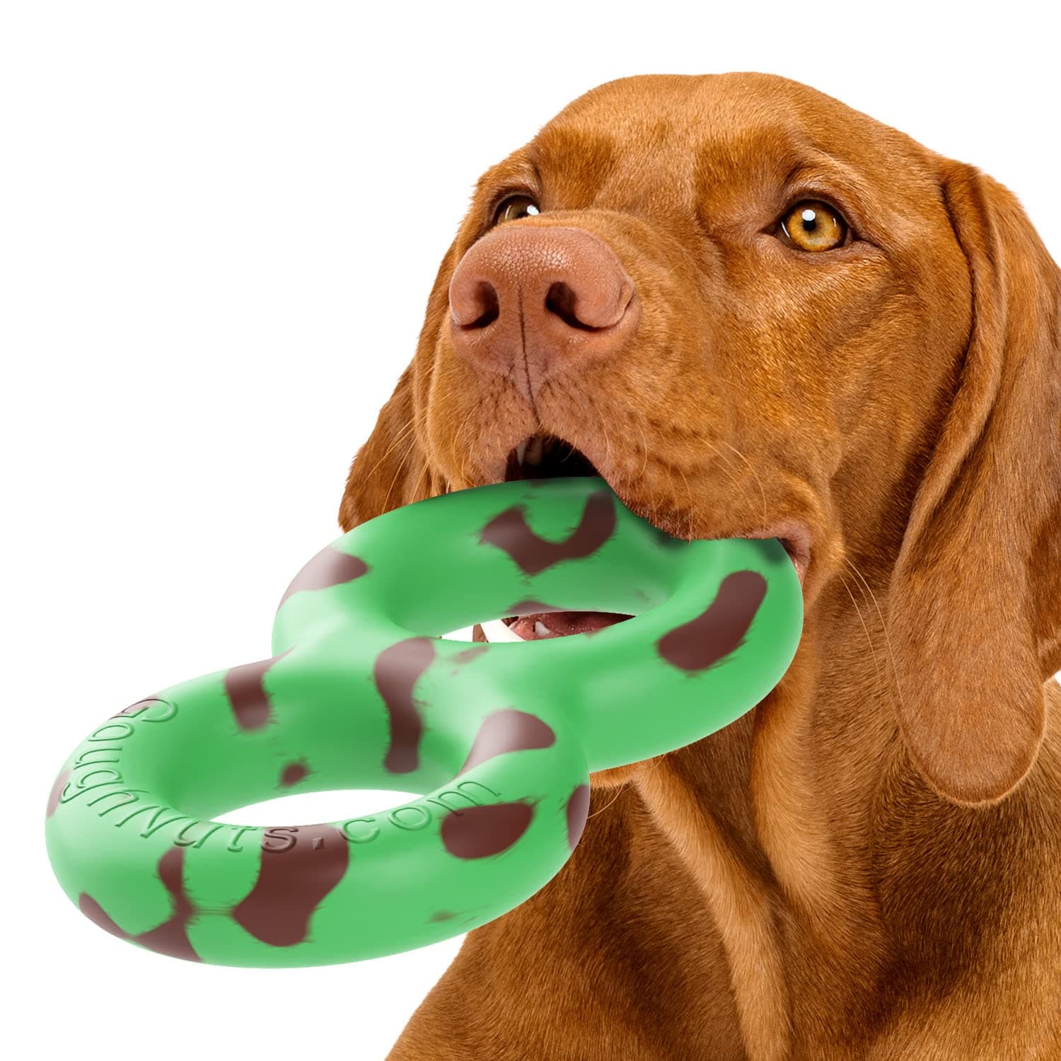 Goughnuts Interactive Dog Toy Tug Original Green