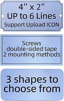 QIPAN Metal House Numbers Sign,Mailbox Numbers House Address Plaques