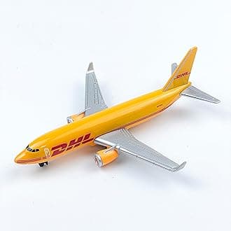 DHL Airplane Model, Single Plane Die-cast Model Planes Aircraft Suitable for Collection & Christmas, Birthday Gifts
