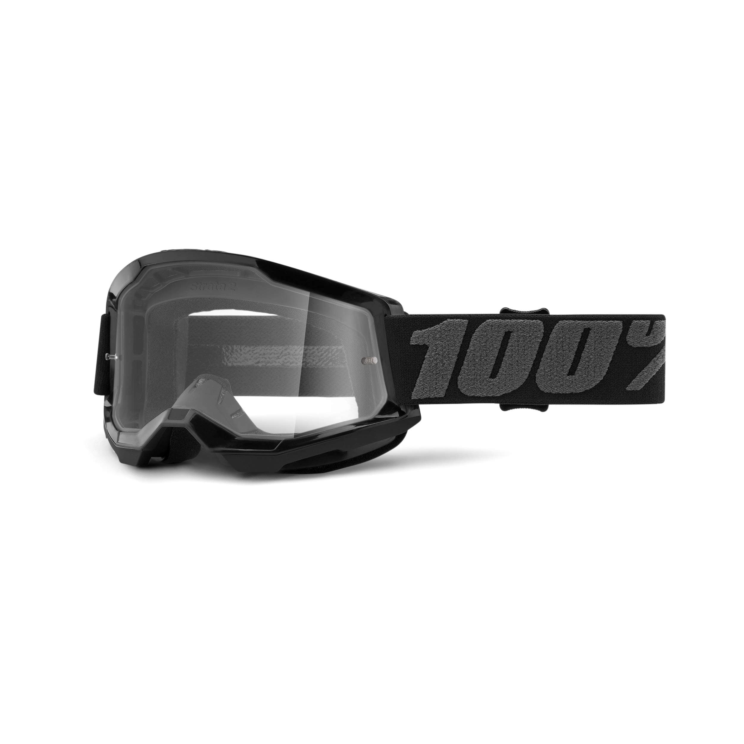 STRATA 2 Goggle Lens (Black - Clear)