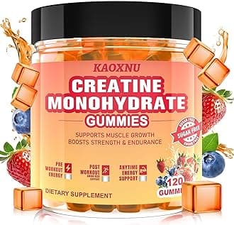 Creatine Monohydrate Gummies 5000mg for Men & Women, 120CT Chewable Creatine ...