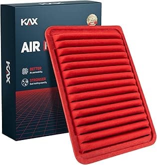 KAX Premium Engine Air Filter, GAF003 (CA10171) Replacement for Toyota Camry 2007-2009 L4 2.4L, Camry 2010-2017 L4 2.5L, Venza 2009-2016 L4 2.7L, Increased Acceleration (Not for Hybrid)