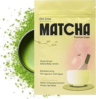 Japanese Matcha Tea Powder | Premium Grade | 30gms - 30 Servings | Pure Authentic Matcha Green Tea Powder Sourced from Shizuoka, Japan | Vegan, No Artificial Sweeteners, NON GMO