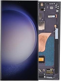 AMOLED Original for S23 Ultra, LED LCD Display Touch Screen Digitizer Assembly S23ultra 5G SM S918U LCD Screen Replacement with Frame, 6.7 Inch, 3088x1440px Resolution