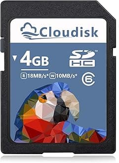 SD Card 4GB SDHC Card Class 6 Flash Card 4GB Digital Camera Card (4GB)