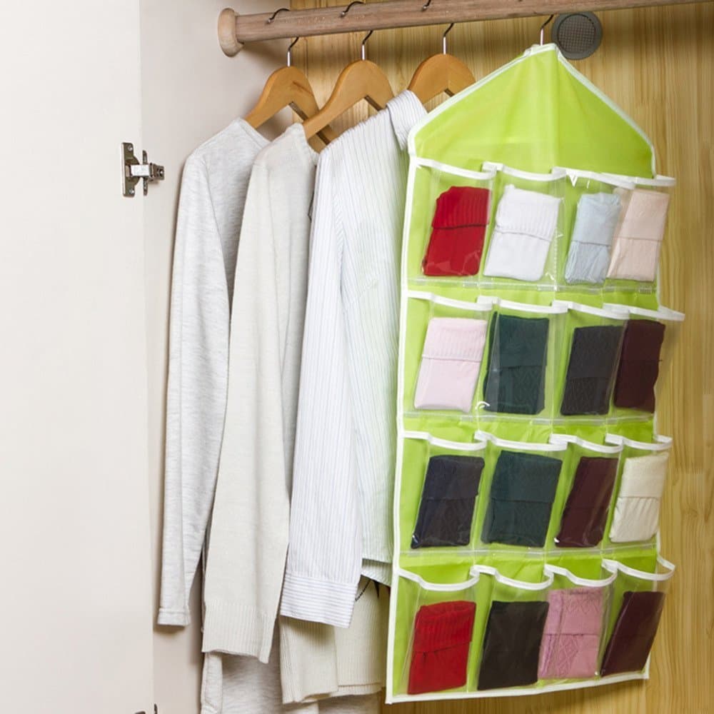 Premsons Wardrobe Mount Bag Organizer (Multicolor)