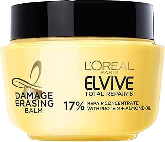 L’Oréal Paris Elvive Total Repair 5 Damage-Erasing Balm with Almond and Protein, 8.5 Ounce