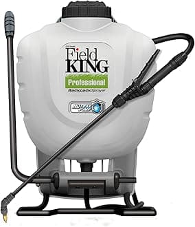 FIELD KING 190328 Backpack Sprayer, 4 Gallon, with Internal No Leak Pump Design Delivers 150 PSI