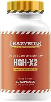 CrazyBulk HGH-X2 Natural Alternative for Lean Mass & Strength Supplement, FIRST TIME IN INDIA (60 Capsules)