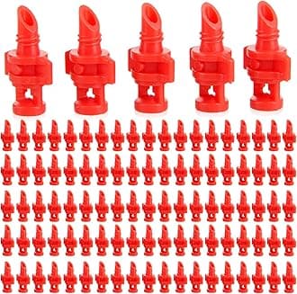 100PCS 360 Degree Misting Nozzle Irrigation, Sprinklers Sprayer for Garden Irrigation System, Micro Sprayer Refraction Automizing Drippers
