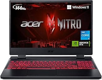 Acer Nitro 5 Gaming Laptop 12th Gen Intel Core i5-12500H /16GB RAM / 512GB SSD / 4GB NVIDIA GeForce RTX 3050 Ti GPU /15.6" FHD 144Hz IPS Display/Windows 11 Home/Obsidian Black/English Keyboard