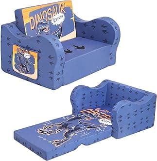 T-Res Kids Sofa, 2-in-1 Kids Couch Fold Out, Convertible Sofa to Bed for Girls and Boys