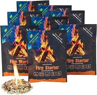 Instafire Granulated Fire Starter, All Natural, Eco-Friendly, Lights up to 48 Total Fires in Any Weather, Awarded 2017 Fire Starter of The Year