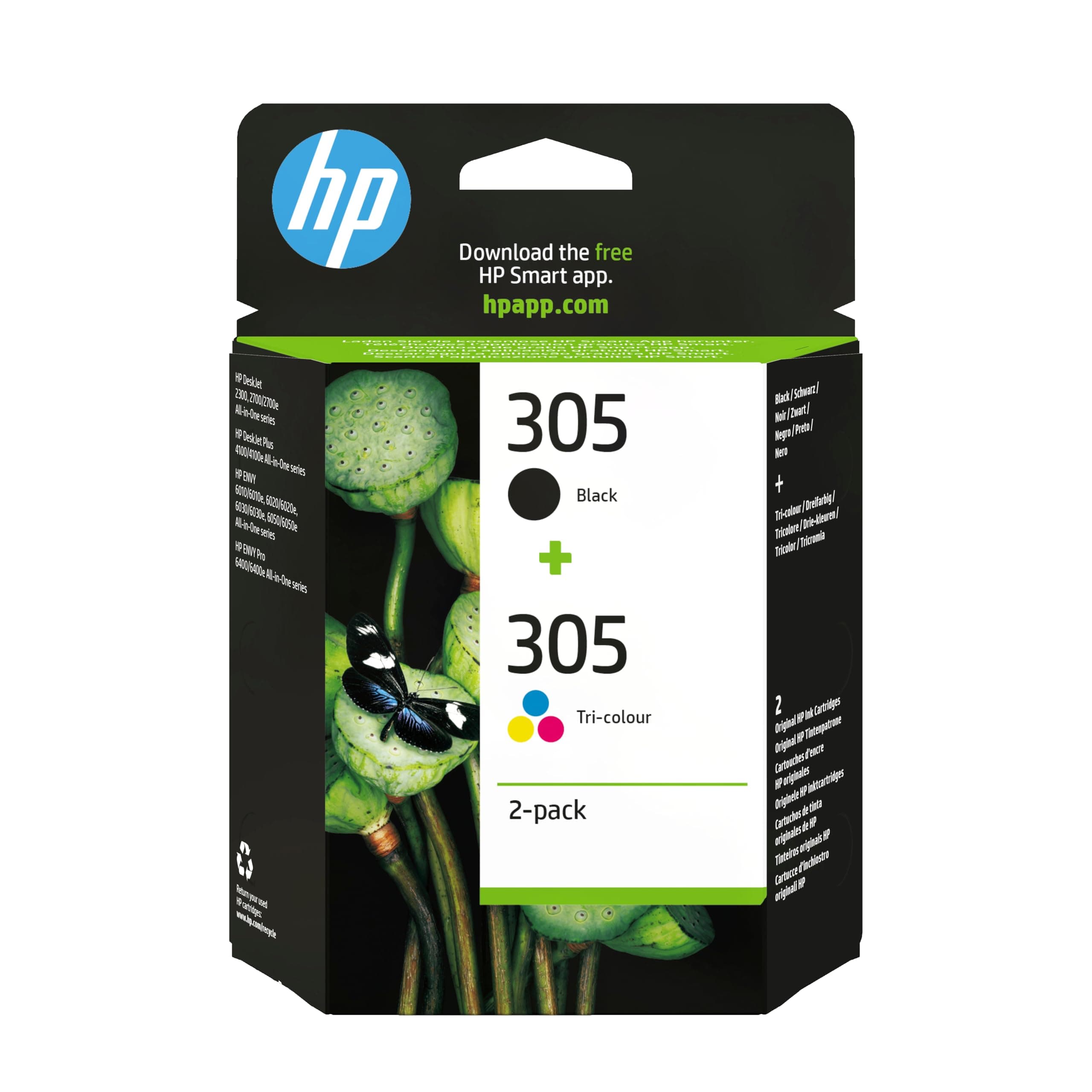HP 6ZD17AE 2Pack BK3colors No. 305