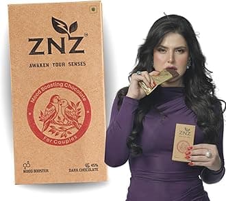 ZNZ Dark Chocolate | Best Gift for Men & Women | Everyday Gifting Option | Ideal for Birthdays, Anniversaries & Special Occasions | Vegan & Gluten-Free Delight | Pack of 6