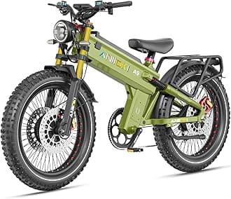 ANIIOKI 5600W A9 Pro Max Dual Motor Ebike,Electric Bike with 60V 70ah Battery,45+ Mph Top Speed, 26 * 4.8" Fat Tire Dirt Bike, 200 Miles Commuting Bike，2025 Upgraded Version
