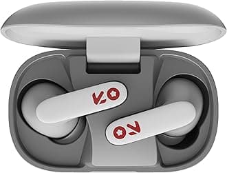 Boult Z20 Wireless Earbuds, Bluetooth 51H Playtime, ENC Mic, Touch Controls, Gaming Mode (Ivory White)