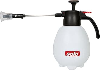 Solo 402 Pressure Sprayer 2 Litres with Swivel Nozzle with Robust FKM Seals - Sprayer for Garden, Balcony and Household, 16 x 14 x 28 cm, White