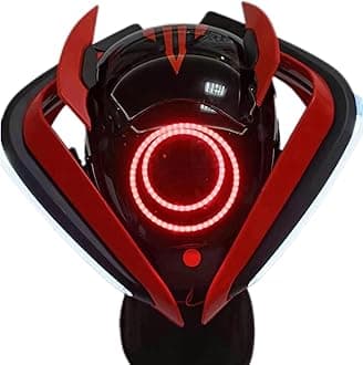 Cybe𝐫punk Gothic Mask Helmet For Adult,LED Mask,Futuristic Punk Techwear,Cosplay Halloween Fit Party Music Festival