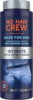 Intimate Dry & Fresh Body Powder for Men | Sweat Defense and Odor Control Deodorizer | 3.5 oz