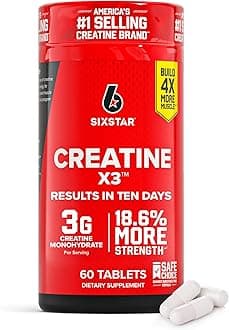 Six Star Elite Series, Creatine X3,60 Caplets