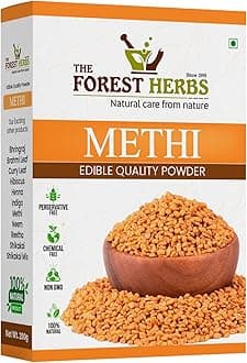 Methi Dana Seeds Powder (Fenugreek) 200g For Eating, Hair Growth and Skin Care