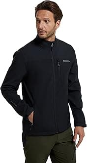 Grasmere Mens Softshell Jacket -Breathable Raincoat