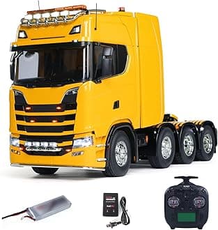 TOUCAN RC HOBBY 1/14 8X4 RC Tractor Unit 770S 56371 RC Truck Model 3-Speed Transmission Smoke System Light Sound ST8 Remote Control