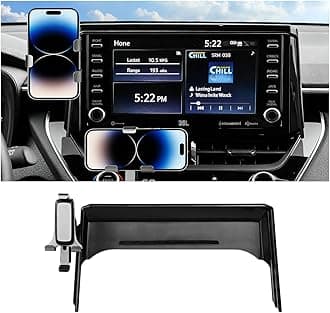 Car Phone Holder for Toyota Corolla 2019-2025/Corolla Cross 2022-2025 Accessories Air Vent Screen Fixed Clip 360° Rotation Cell Phone Mount Hands-Free with 2 Installation Methods(8 Inch)