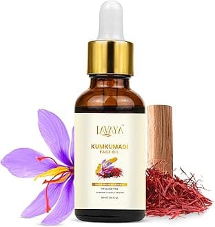 Lavaya Naturals Kumkumadi Tailam Skin Brightening Face Oil — For Glowing Skin...