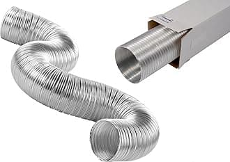 Aluminium Semi Rigid Flexible Duct Cooker Hood Kitchen Extractor Fans 4 5 6 inch (6 inch 1.5m)