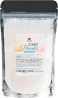 CMC Powder 2 Oz. - 100% Pure, Premium CMC Powder for Fondant, Ice Cream, Cake, Yogurt, Candy, Frostings, and Cake Decorations