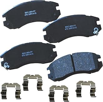 Bendix Premium SBC470 Ceramic Front Brake Pads for Subaru Impreza 1996-1993, Legacy 1996-1990