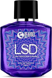BEARDO Perfume LSD Eau De Parfum, Amber Spicy Scent, Strong EDP Long Lasting Fragrance Concentrated Sprays, Gift For Men, Husband, Boyfriend, 100 ml, Pack of 1