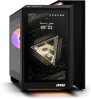 [2025] MSI MEG Vision X AI 2NVZ9-045US (Intel Core Ultra 9 285K, 64GB DDR5 RAM, 16TB WD NVMe SSD, NVIDIA GeForce RTX 5090, Windows 11 Pro) Gaming Desktop PC