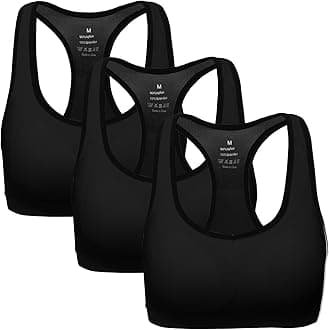 Padded Y-Back Sports Bra for Women - Racerback Low Impact Spaghetti Strap for Yoga Workout Top